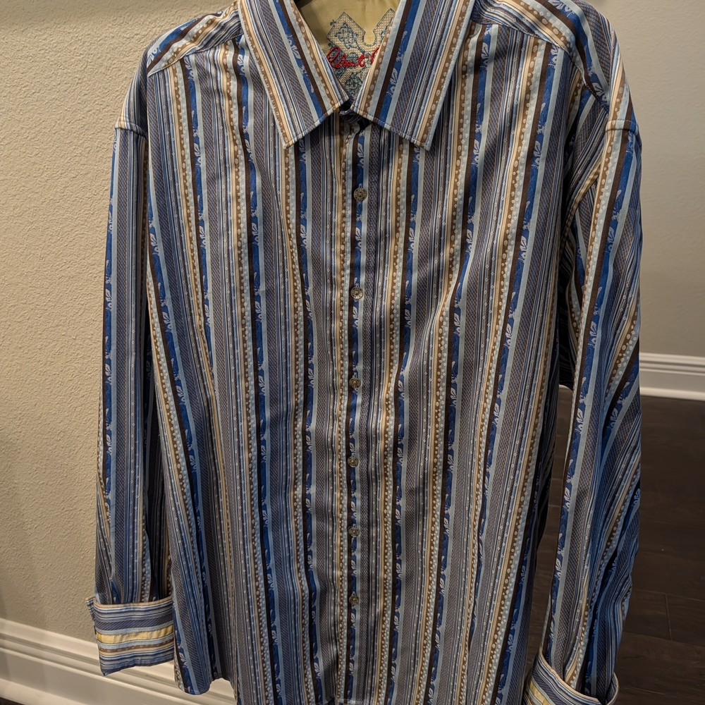 Robert Graham Multicolor Striped Button Down Shirt